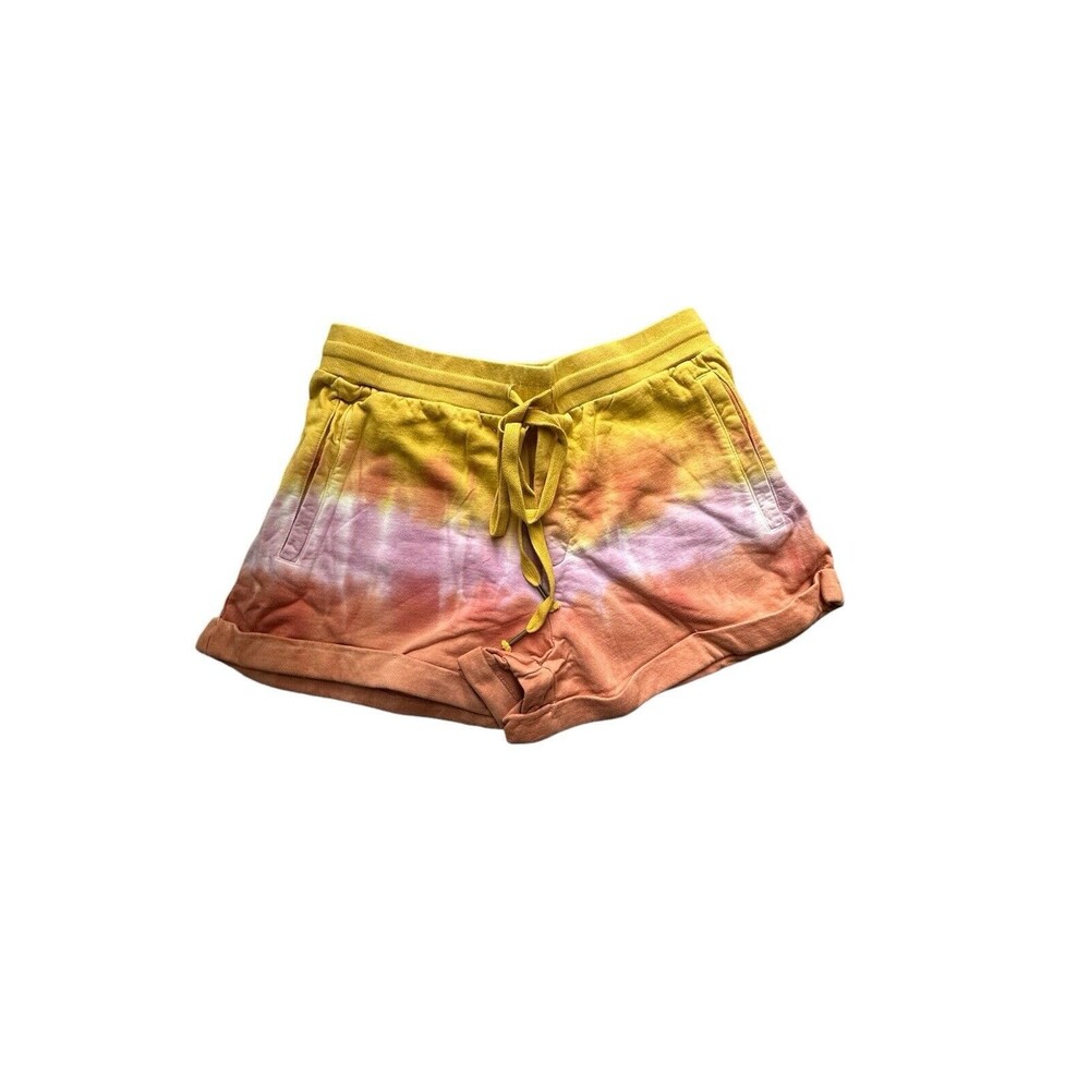 NWT Young Fabulous Broke Womens Shorts XS Boho Beachwear Casual Tie Dye Parker